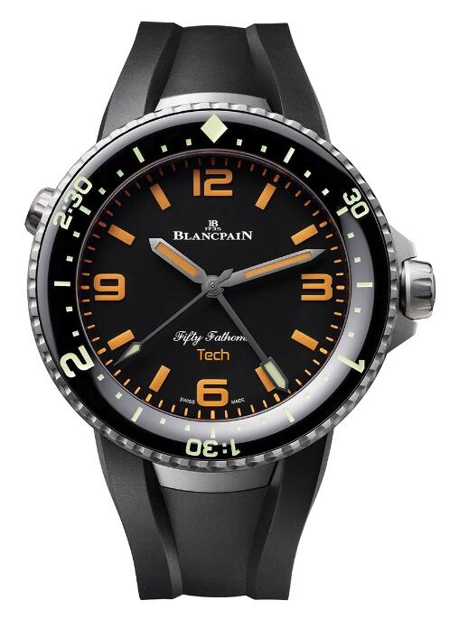 Review Blancpain Fifty Fathoms Tech Gombessa Replica Watch 5019-12B30-64A - Click Image to Close